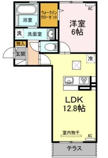 キャトルセゾン【1階】の間取り