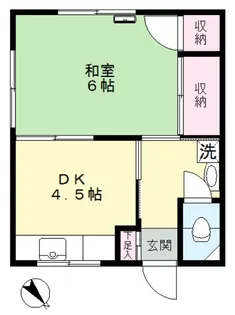 恩田荘【1階】の間取り