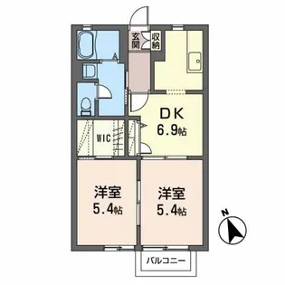 メゾン相の原【2階】の間取り