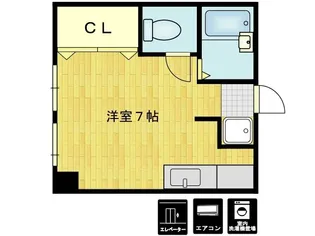 フォーレント桐木【3階】の間取り