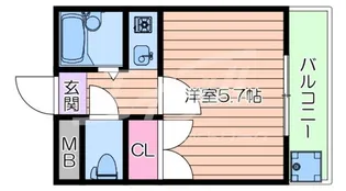 ナポレオン一世マンション【3階】の間取り