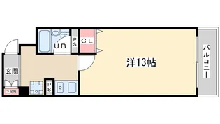 アヴァンセクール西天満5丁目【5階】の間取り