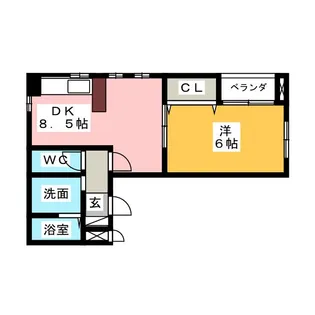 Raffine Fuji【4階】の間取り