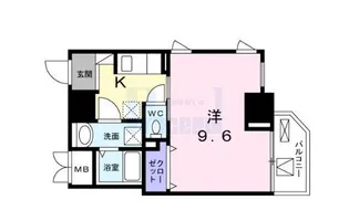 グラン ヒルズ 西新宿【5階】の間取り