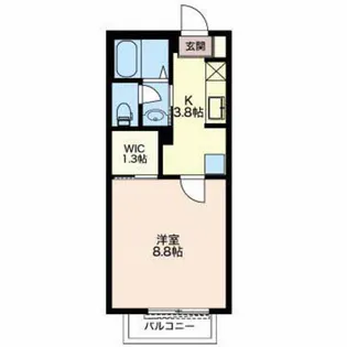 タイガハイツ【1階】の間取り