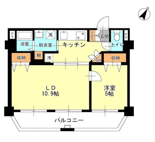 ヴィラ松波【4階】の間取り
