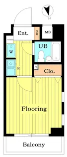 エルベT.M東中野【5階】の間取り
