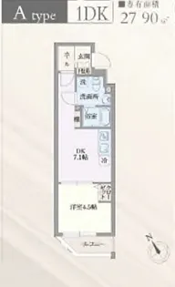 GRAN PASEO門前仲町【3階】の間取り