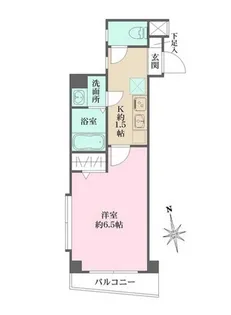 モン・シャトー高円寺北【2階】の間取り
