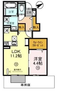 リバーサイドテラス A棟【2階】の間取り