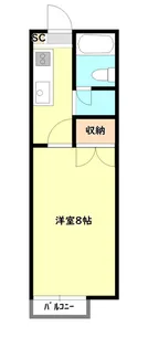 グリーンハウスII【1階】の間取り