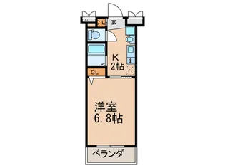 岩伸ヴィルブーケ湯里【6階】の間取り