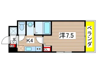 エルマ-ナI【5階】の間取り