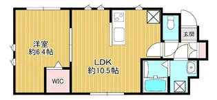 フリージュ鎌倉【1階】の間取り