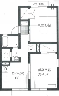 メゾンドール行徳【1階】の間取り