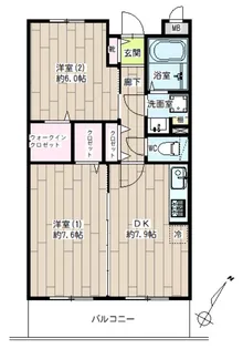 サークビルズIII【1階】の間取り