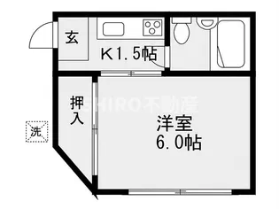 キャッスル中津【4階】の間取り