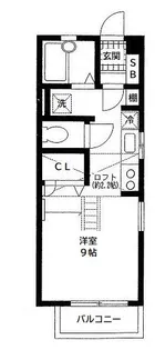 フィールド・ウッド参番館【2階】の間取り