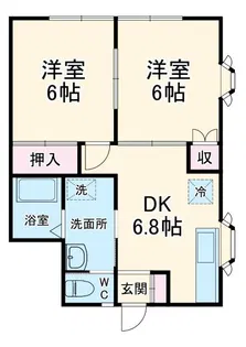 第28アオイビル【1階】の間取り