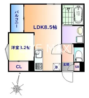 REGALEST SENDAI【1階】の間取り