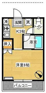 スカイホーク鷹取第8【1階】の間取り