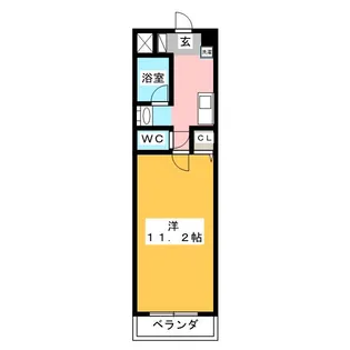 アーバンシティ西桜木【7階】の間取り