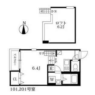 ハーモニーテラス清水IV【1階】の間取り