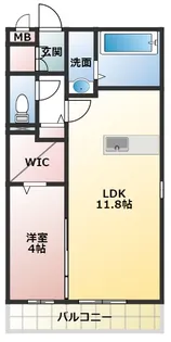 ソレイユ【3階】の間取り