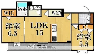 シャーメゾン エクラージュ【2階】の間取り