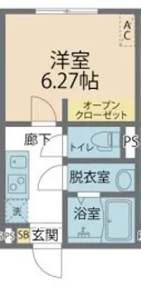カインドネス厚木旭町North【1階】の間取り