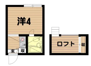 カルタス21笹塚【1階】の間取り