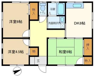 今西ハウス【1階】の間取り