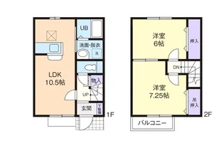 KAZE&杜 西の間取り