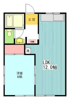 ハイツ吉田【1階】の間取り