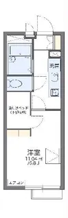 レオパレスリリィハイム【2階】の間取り