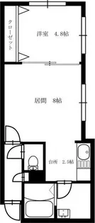 エスパシオ八軒【3階】の間取り