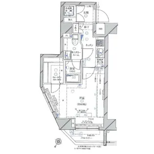 グランドコンシェルジュ上池袋【5階】の間取り