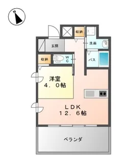イマイエ・アーバンコネクション【2階】の間取り