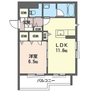 グランシャリオ【3階】の間取り