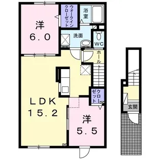 アザレア【2階】の間取り