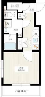 ルクシェール常盤台.AZ【1階】の間取り