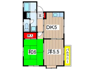 アウガルテンパレス【1階】の間取り