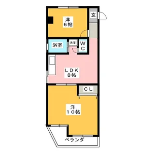 富善ビル【2階】の間取り