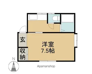 サンライズヴィレッジA棟【2階】の間取り