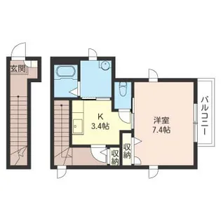 ヴァンベール【2階】の間取り