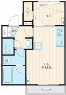 IKI新八柱【3階】の間取り