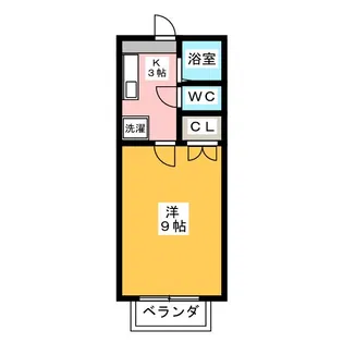 ステュディオ メッチェン【4階】の間取り