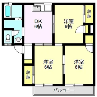 エクセルアレイ A,B【2階】の間取り