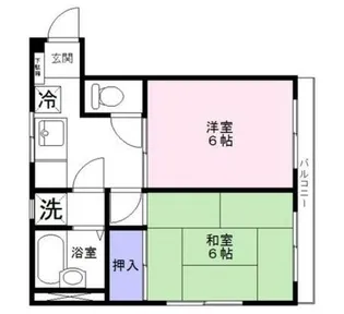 岩楯ビル【2階】の間取り