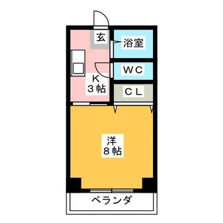 コーポ810II【3階】の間取り